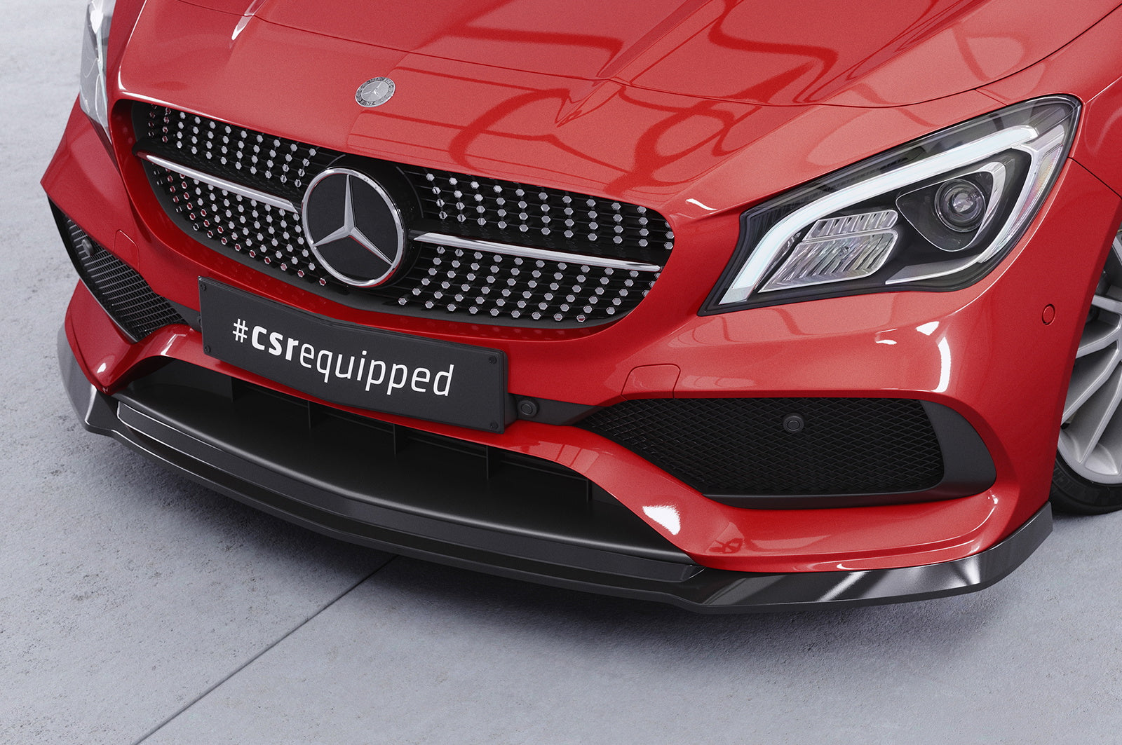 Eleron față Buză spoiler tip cupă cu ABE pentru Mercedes-Benz CLA 117 AMG-Line CSL522
