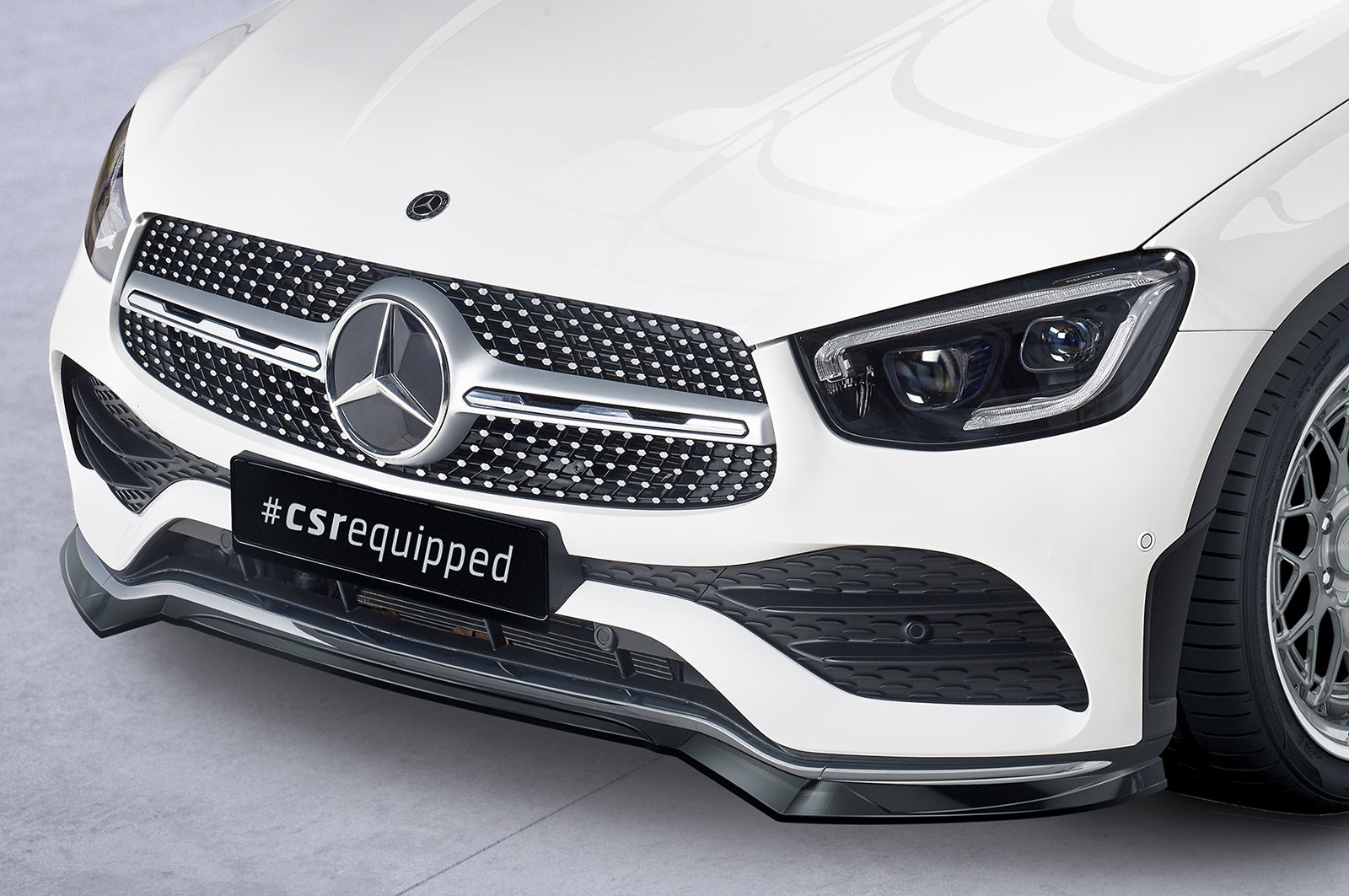 Eleron față Buză spoiler cupe cu ABE pentru Mercedes-Benz GLC (C253/X253) AMG-Line CSL573