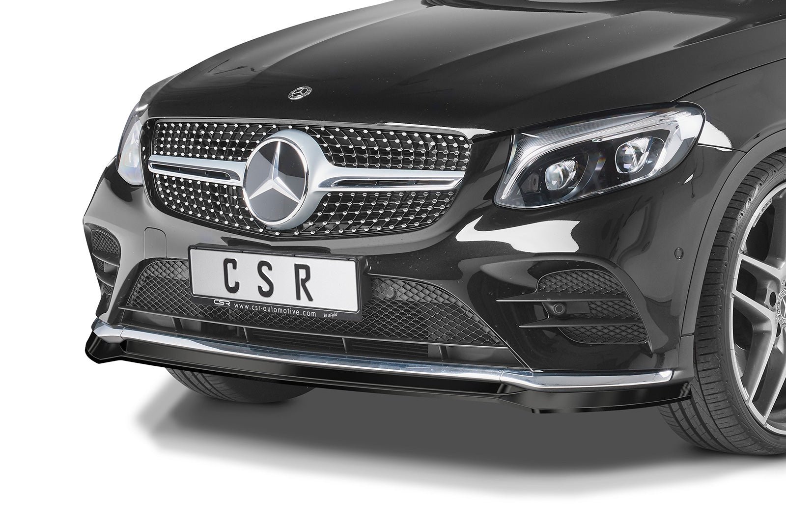 Eleron față Buză spoiler cupe cu ABE pentru Mercedes-Benz GLC (X253/C253) AMG-Line CSL552