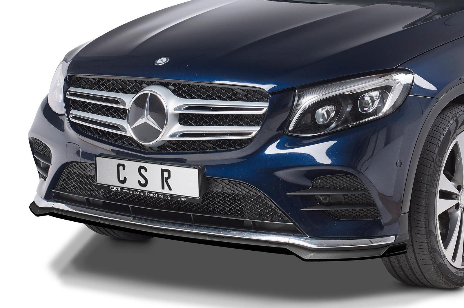 Eleron față Buză spoiler cupe cu ABE pentru Mercedes-Benz GLC (X253/C253) AMG-Line CSL571