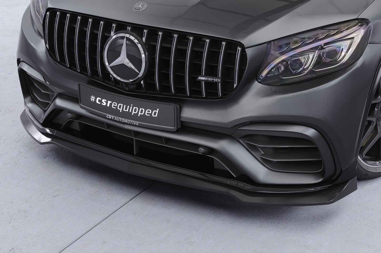 Eleron față Buză spoiler cupe cu ABE pentru Mercedes Benz GLC X253 / C253 CSL896