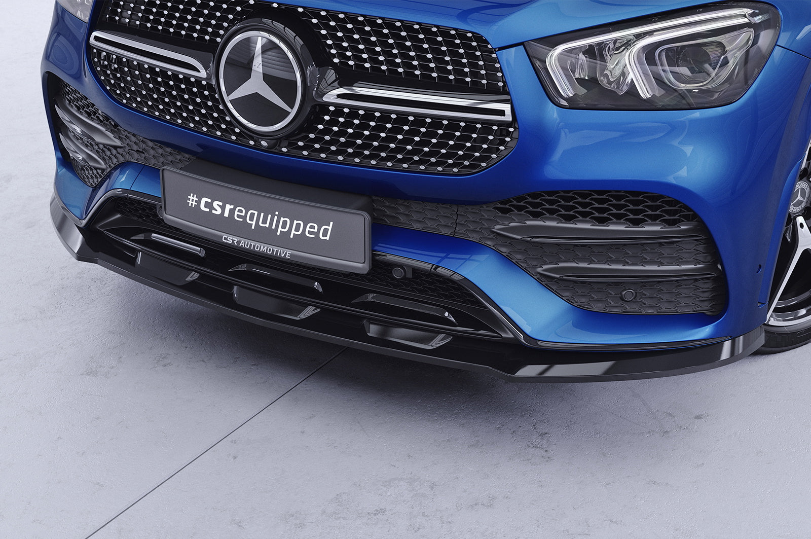 Eleron față Buză spoiler tip cupă cu ABE pentru Mercedes-Benz GLE C167 AMG-Line CSL492