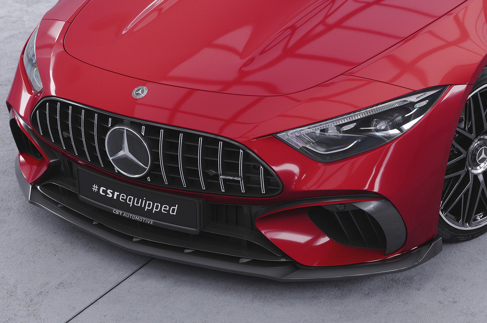 Eleron față Buză spoiler cupe cu ABE pentru Mercedes-Benz SL (R232) AMG CSL745