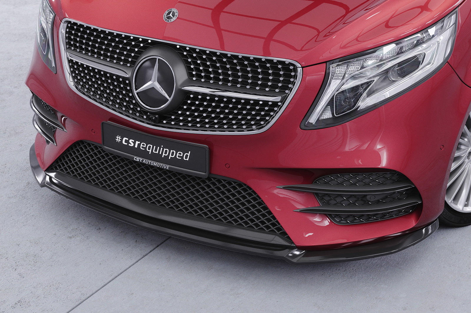 Eleron față Buză spoiler tip cupă cu ABE pentru Mercedes-Benz V-Class 447 AMG-Line CSL545