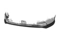 Eleron față Buză spoiler tip cupă cu ABE pentru MG 5 EV CSL807