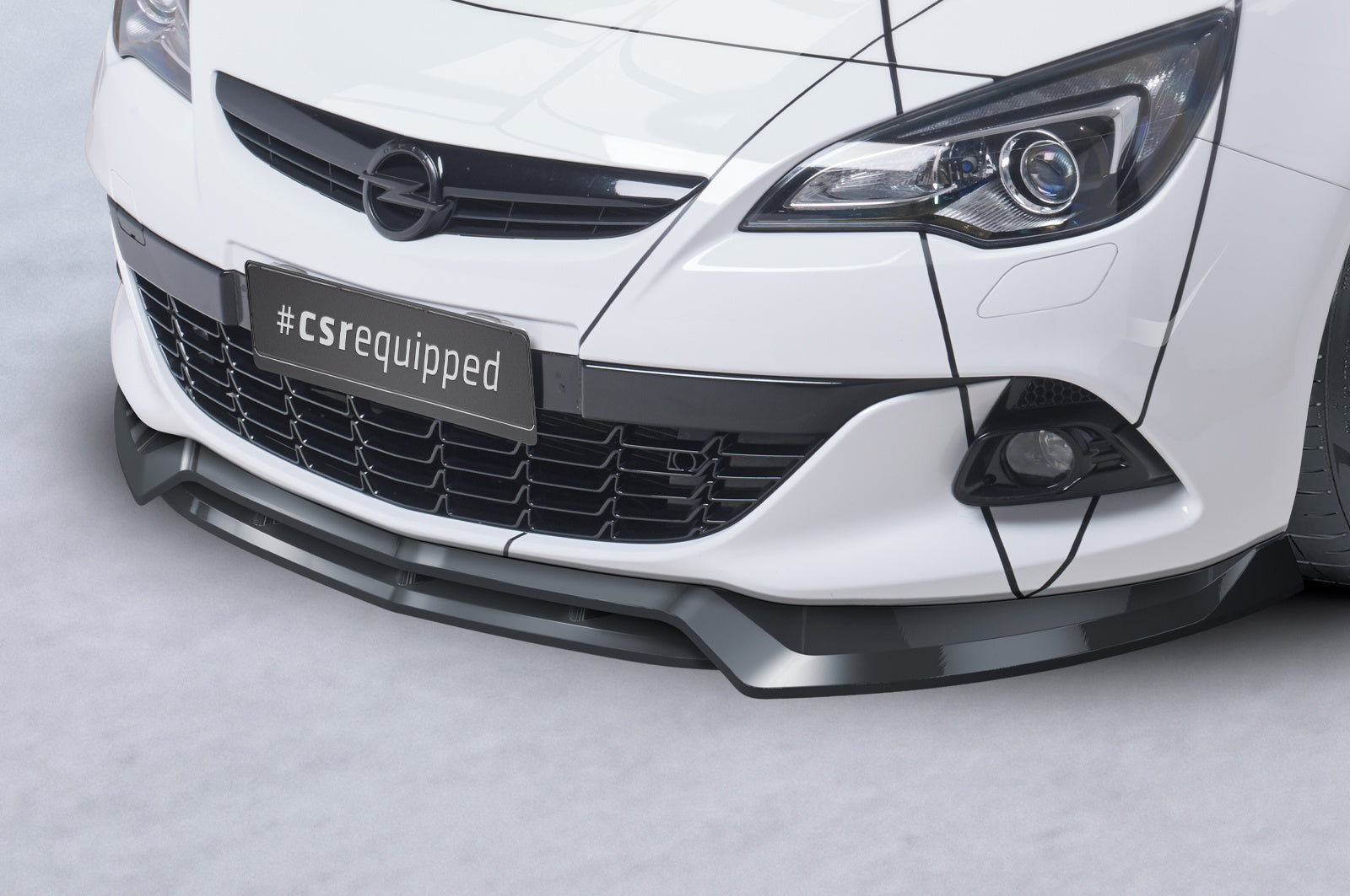 Eleron față Buză spoiler cupe cu ABE pentru Opel Astra J GTC CSL693
