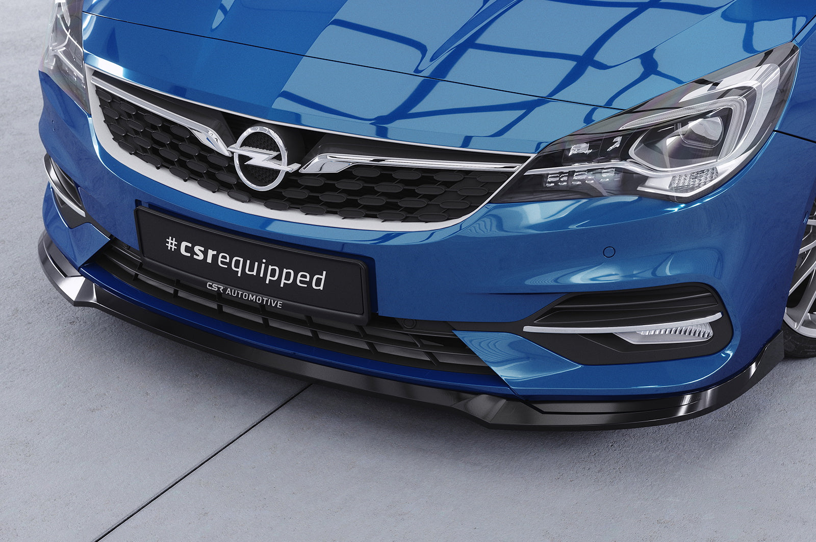 Eleron față Buză spoiler cupă cu ABE pentru Opel Astra K CSL601