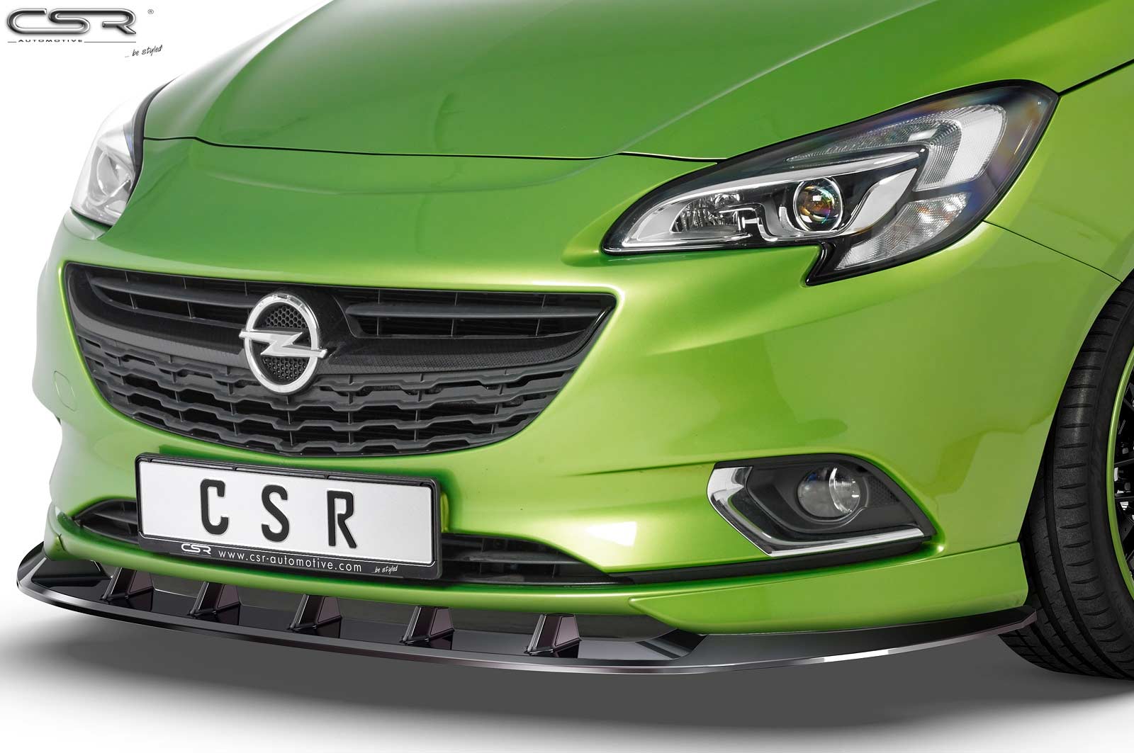 Eleron față Buză spoiler cupe cu ABE pentru Opel Corsa E OPC-Line CSR-CSL154