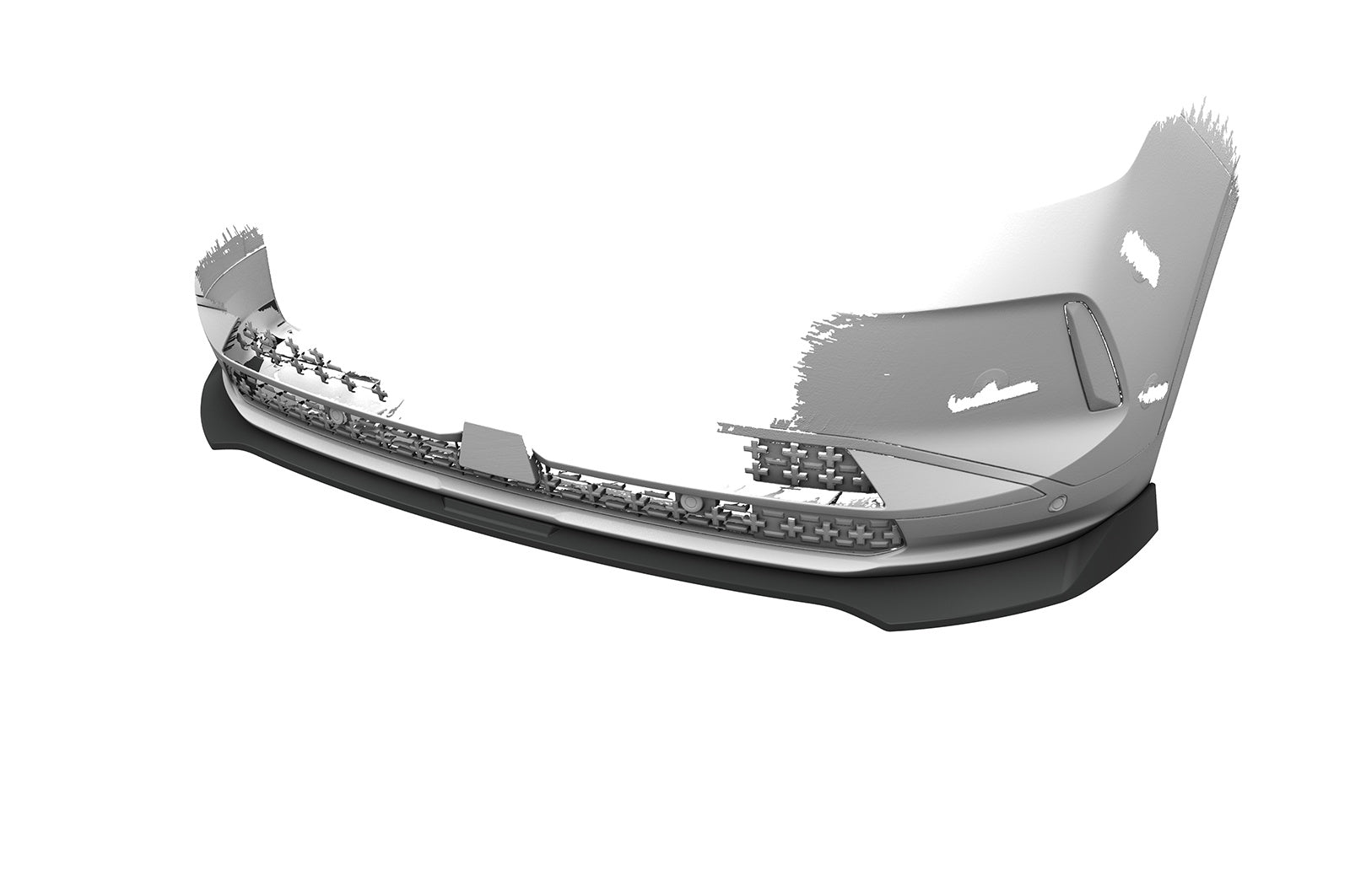 Eleron față Buză spoiler cupe cu ABE pentru Opel Grandland (generația a 2-a) CSL996