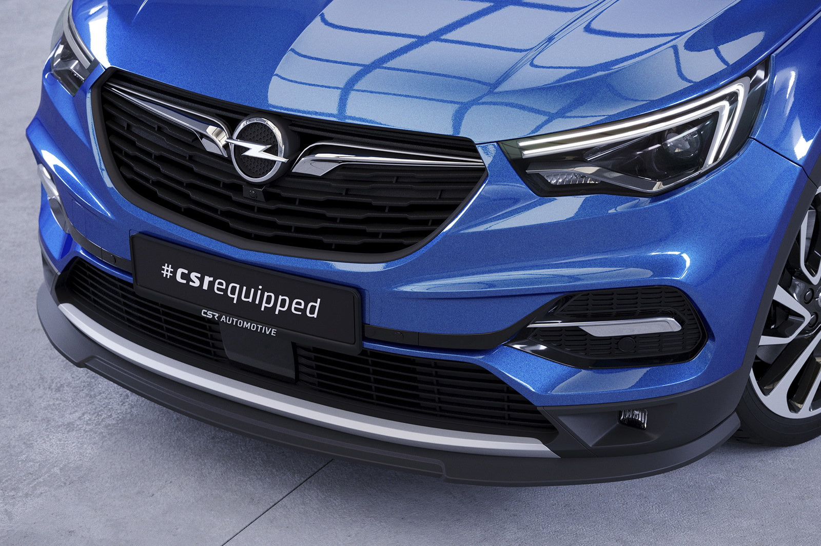Eleron față Buză spoiler cupă cu ABE pentru Opel Grandland X CSL441