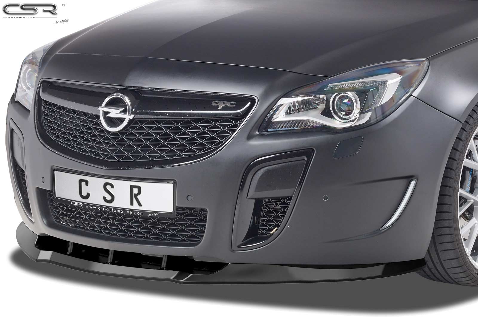Eleron față Buză spoiler cupe cu ABE pentru Opel Insignia A OPC Facelift CSL109