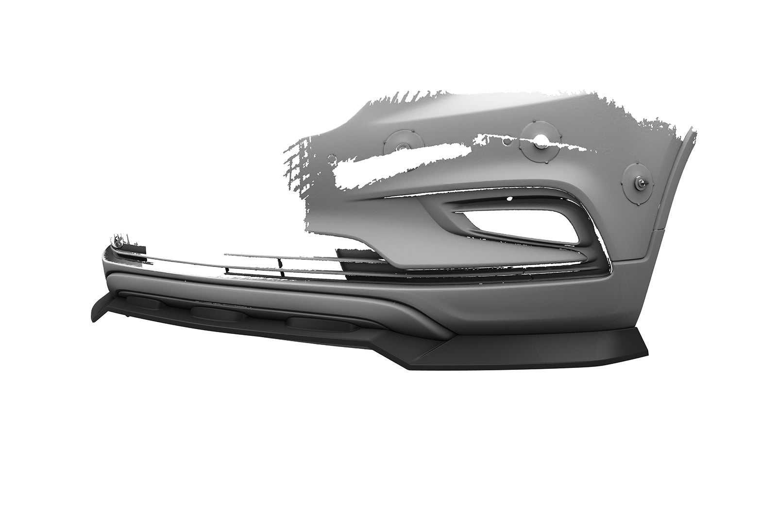 Eleron față Buză spoiler cupă cu ABE pentru Opel Mokka X CSL904