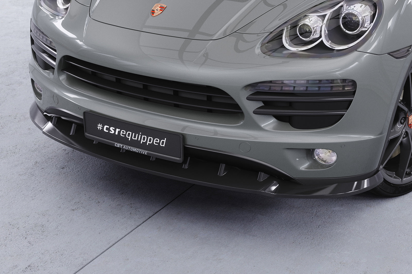 Eleron față Buză spoiler cupă cu ABE pentru Porsche Cayenne Tip 92A CSL470
