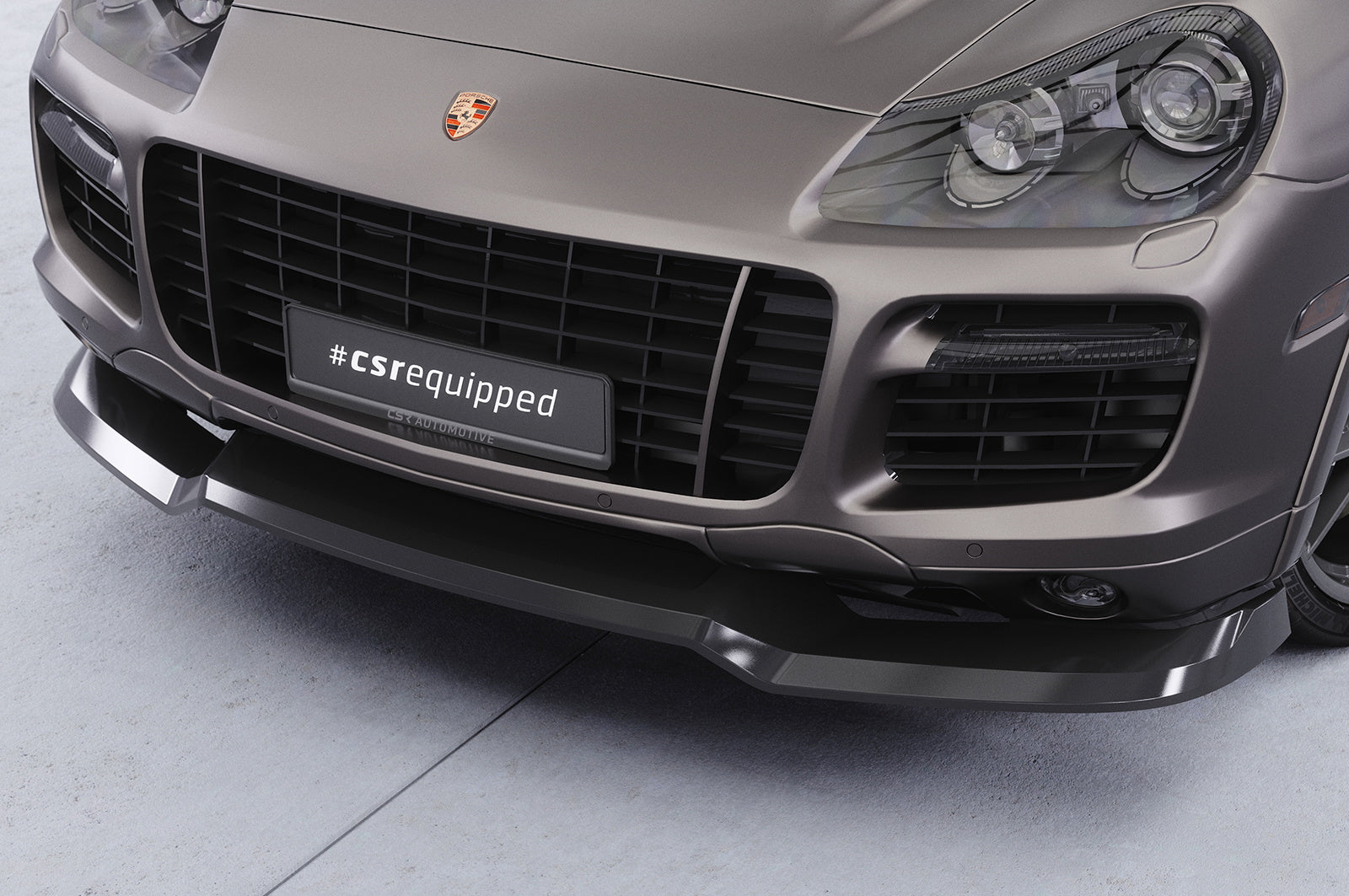Eleron față Buză spoiler cupe cu ABE pentru Porsche Cayenne (Tip 9PA) CSL849