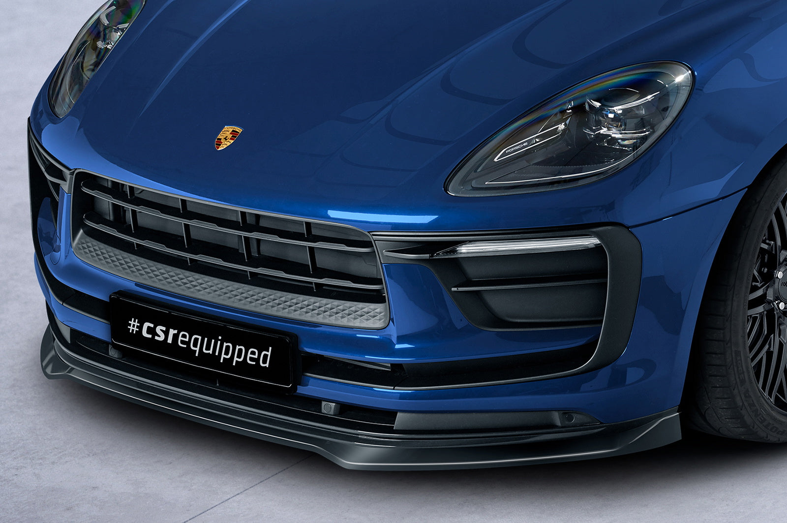 Eleron față Buză spoiler cupă cu ABE pentru Porsche Macan CSL608