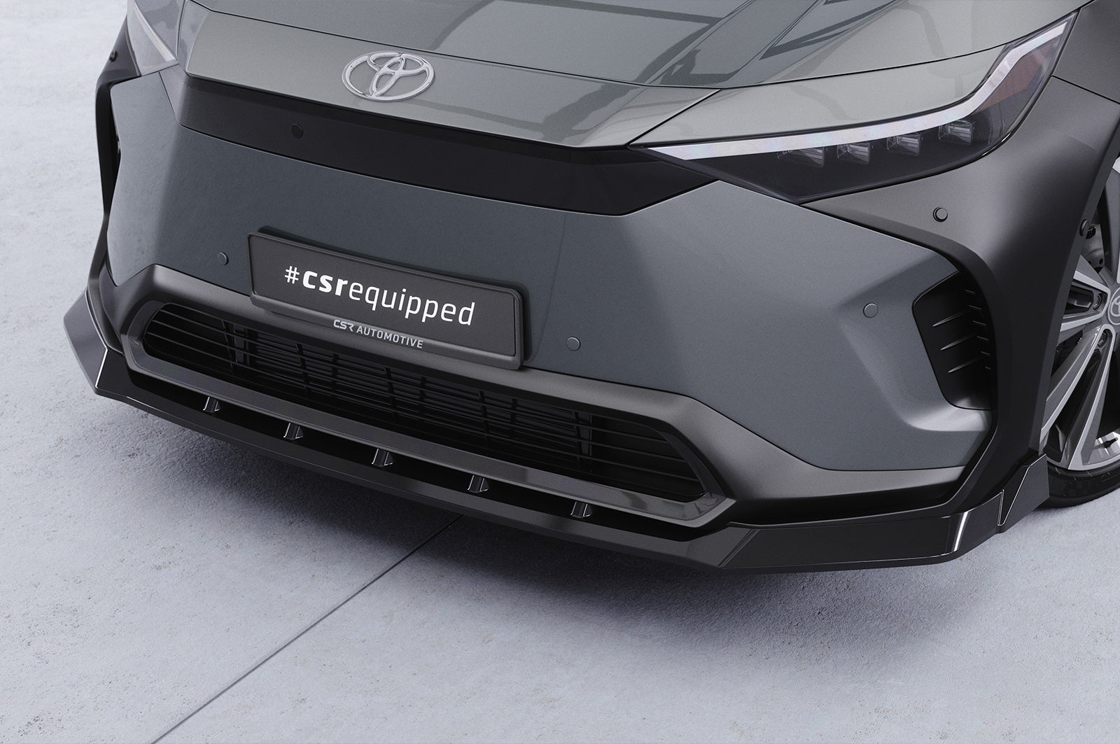 Eleron față Buză spoiler cupe cu ABE pentru Toyota bZ4X / Subaru Solterra CSL881