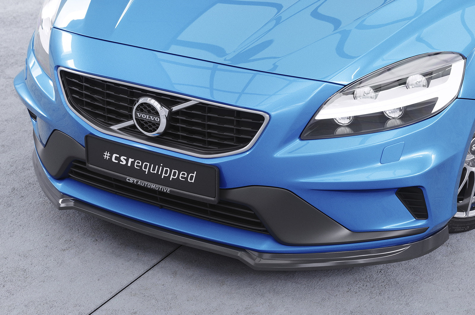 Eleron față Buză spoiler cupă cu ABE pentru Volvo V40 R-Design CSL611
