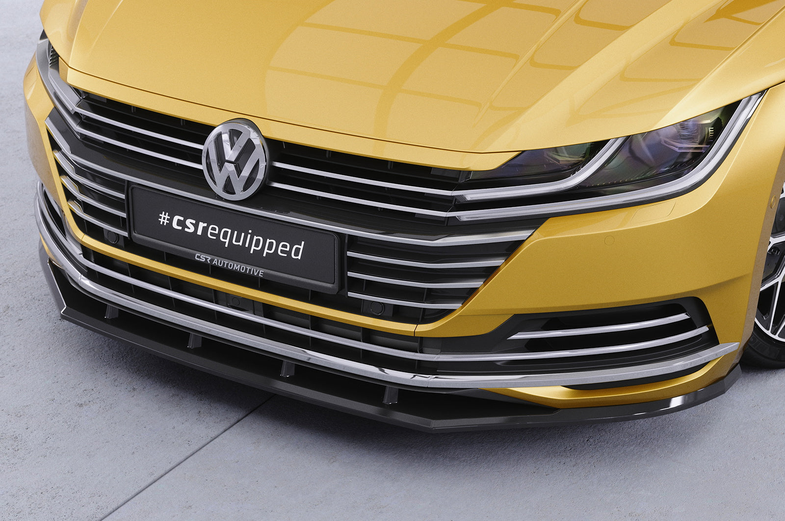 Eleron față Buză spoiler cupă cu ABE pentru VW Arteon CSL347