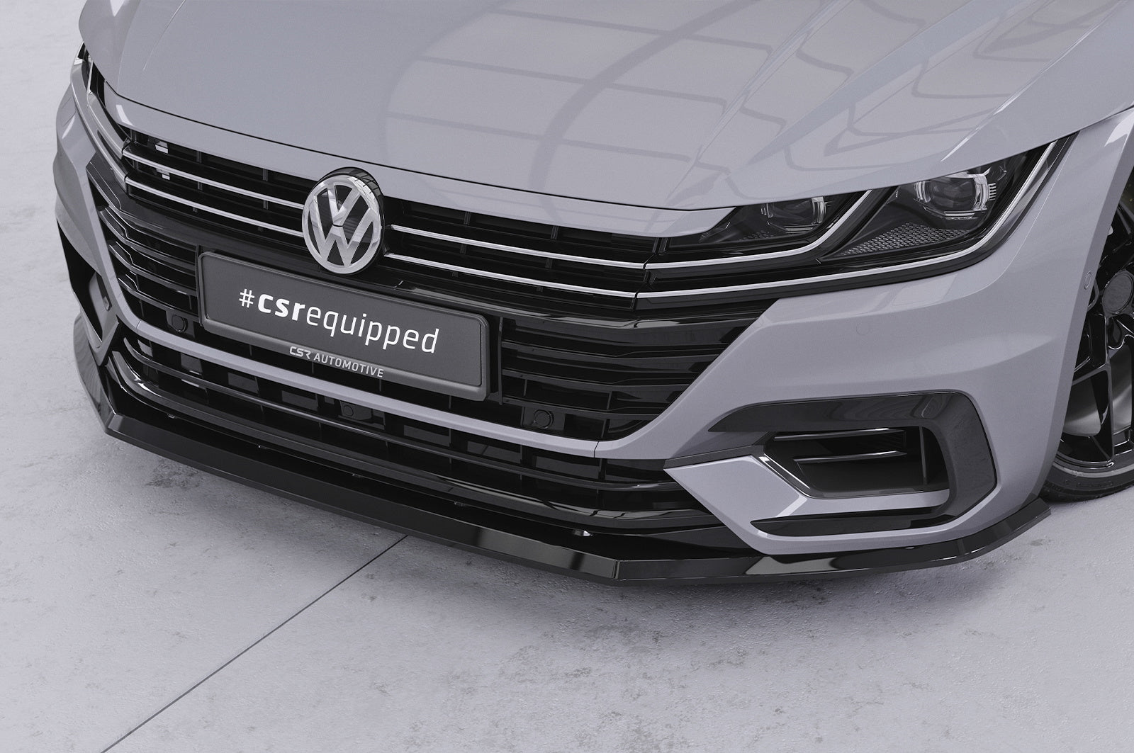 Eleron față Buză spoiler cupă cu ABE pentru VW Arteon R-Line CSL348