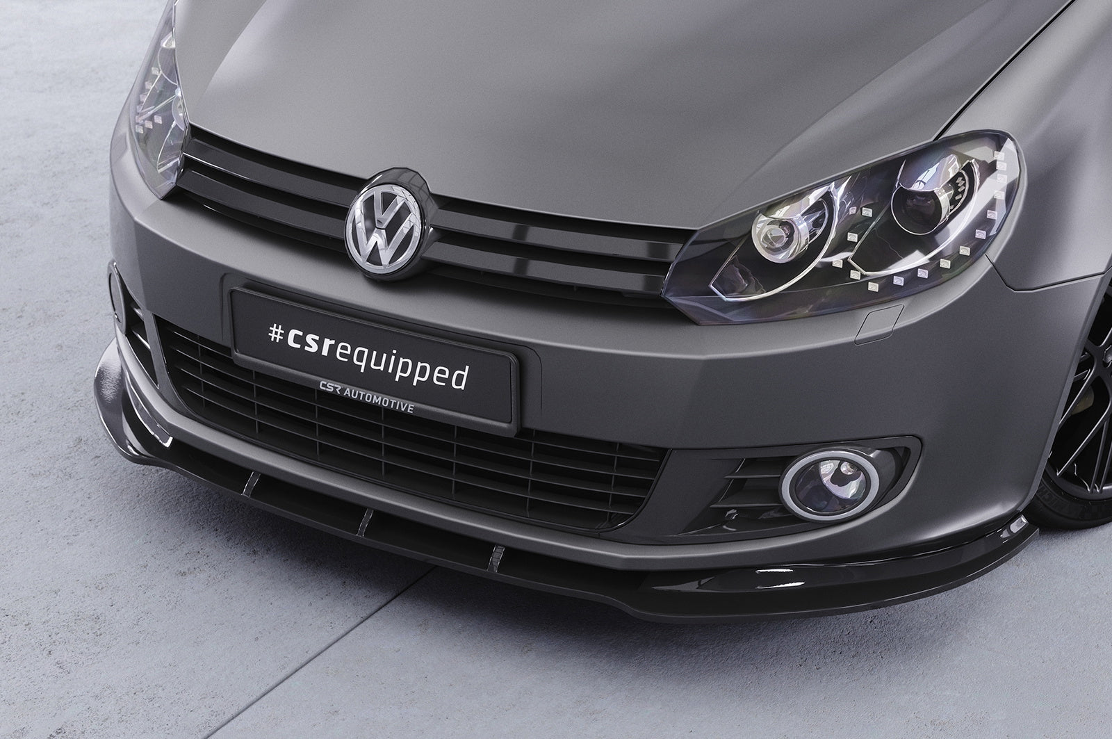 Eleron față Buză spoiler cupă cu ABE pentru VW Golf 6 CSL035