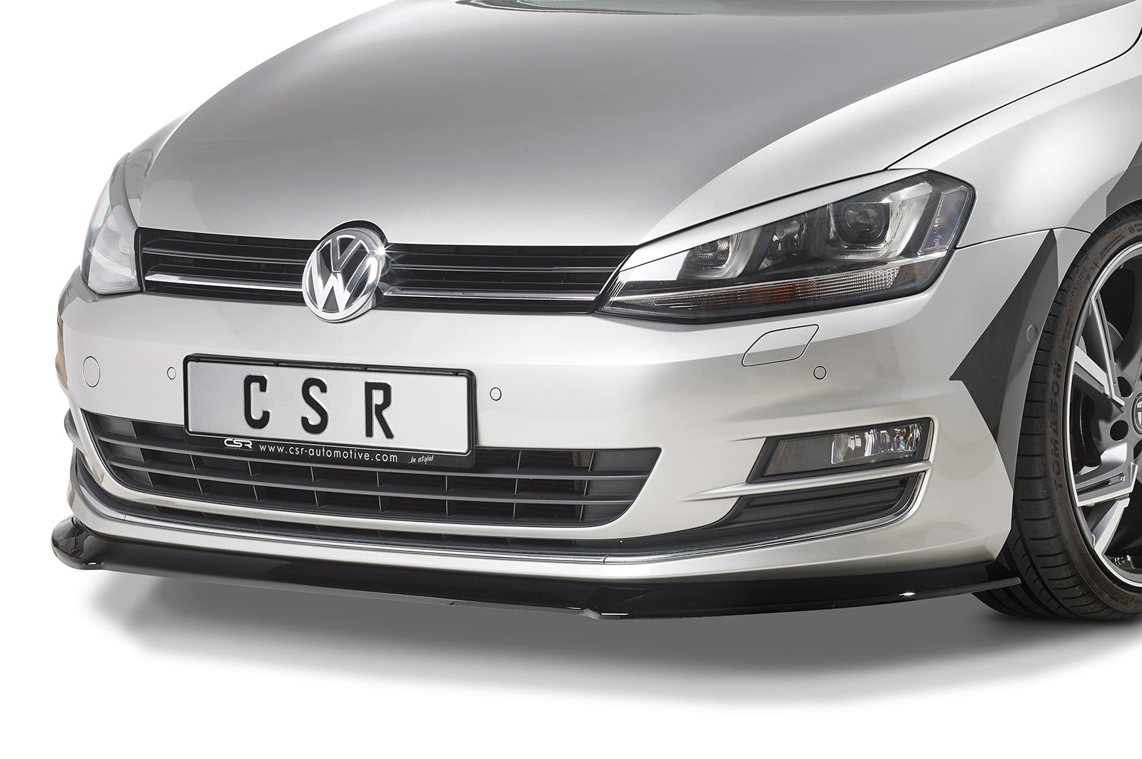 Eleron față Buză spoiler cupă cu ABE pentru VW Golf 7 CSL330