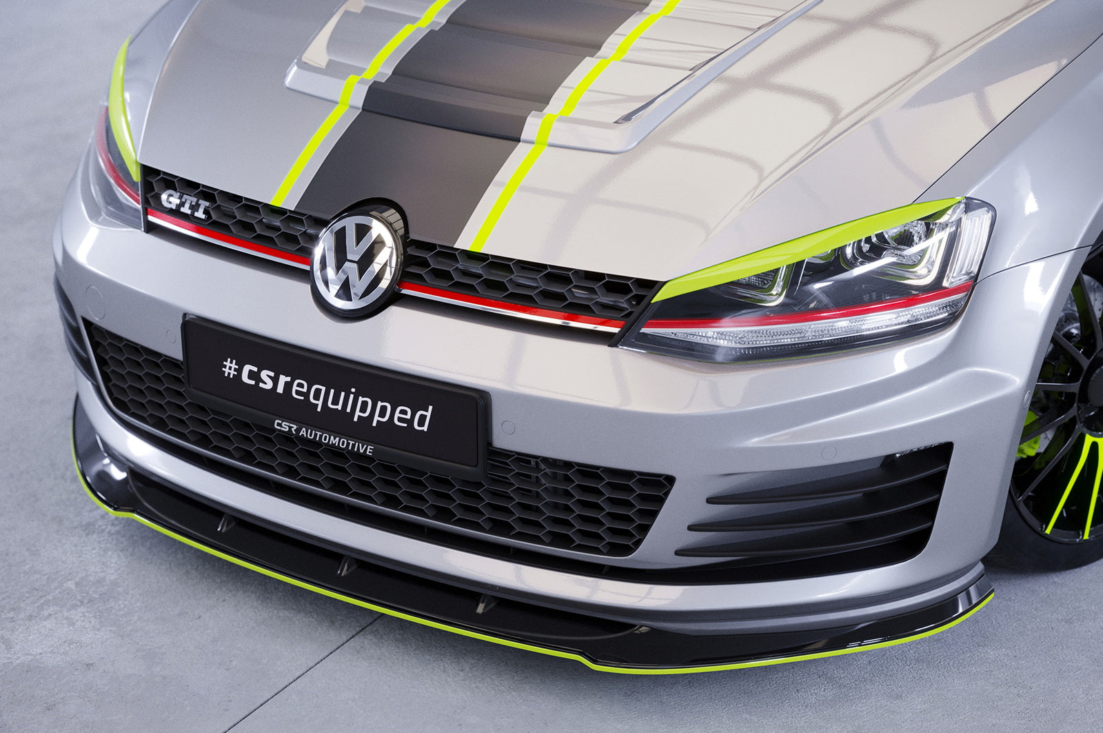 Eleron față Buză spoiler tip cupă cu ABE pentru VW Golf 7 GTI / GTD CSL338