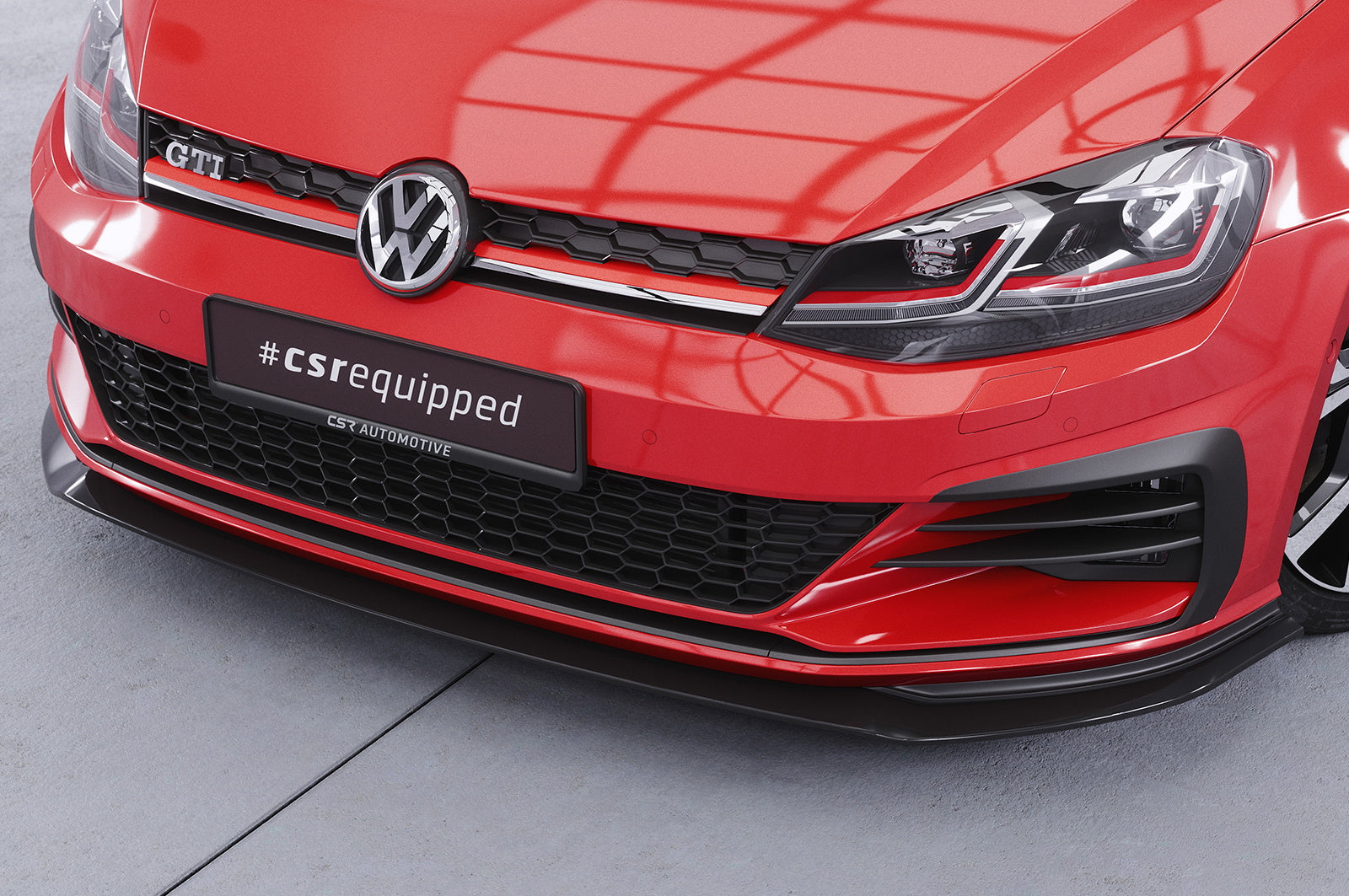 Eleron față Buză spoiler tip cupă cu ABE pentru VW Golf 7 GTI / GTD CSL380