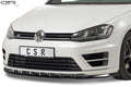Eleron față Buză spoiler cupă cu ABE pentru VW Golf 7 R CSL340