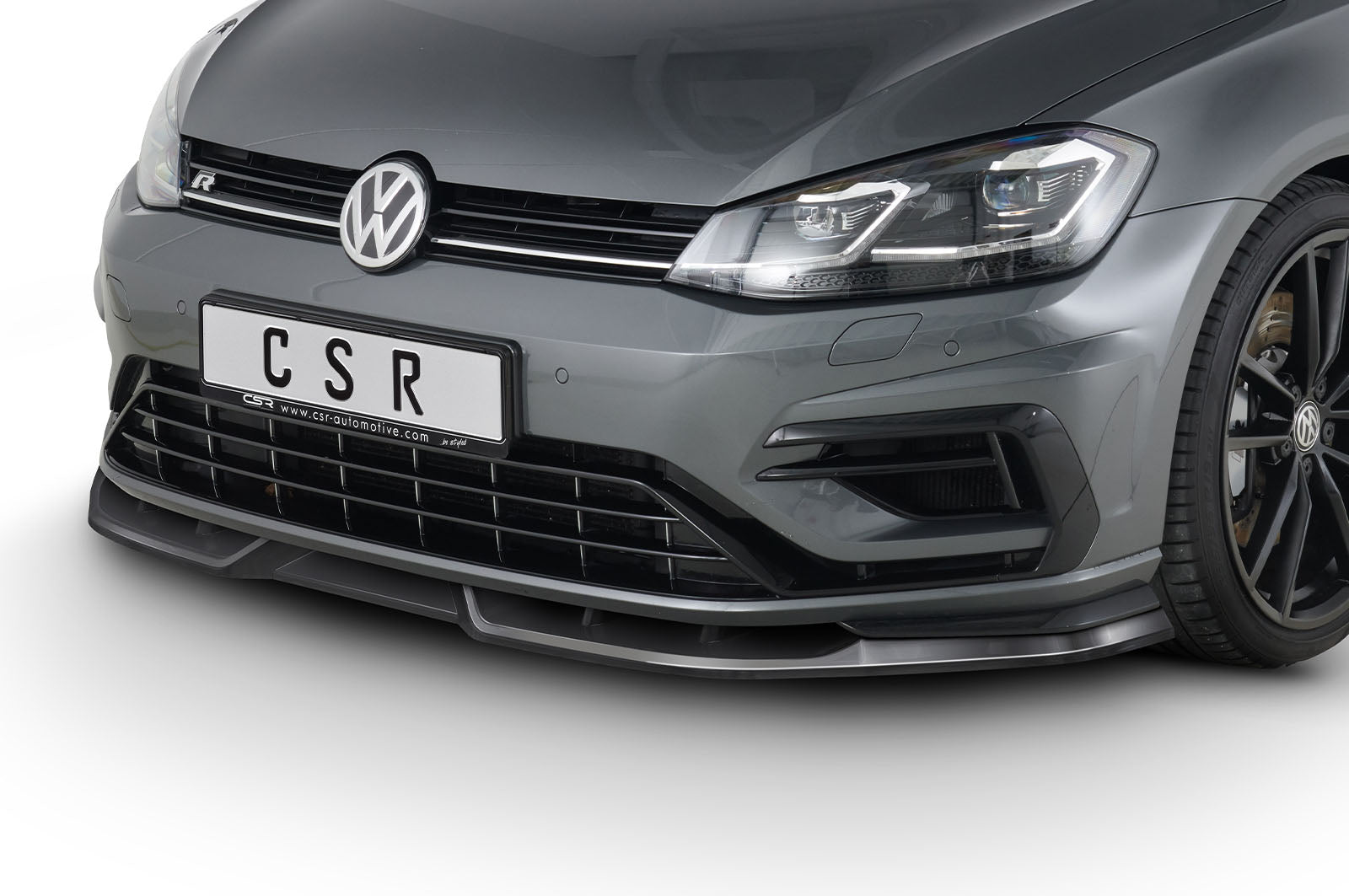 Eleron față Buză spoiler cupă cu ABE pentru VW Golf 7 R CSL346