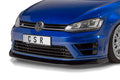 Eleron față Buză spoiler cupă cu ABE pentru VW Golf 7 R CSL395