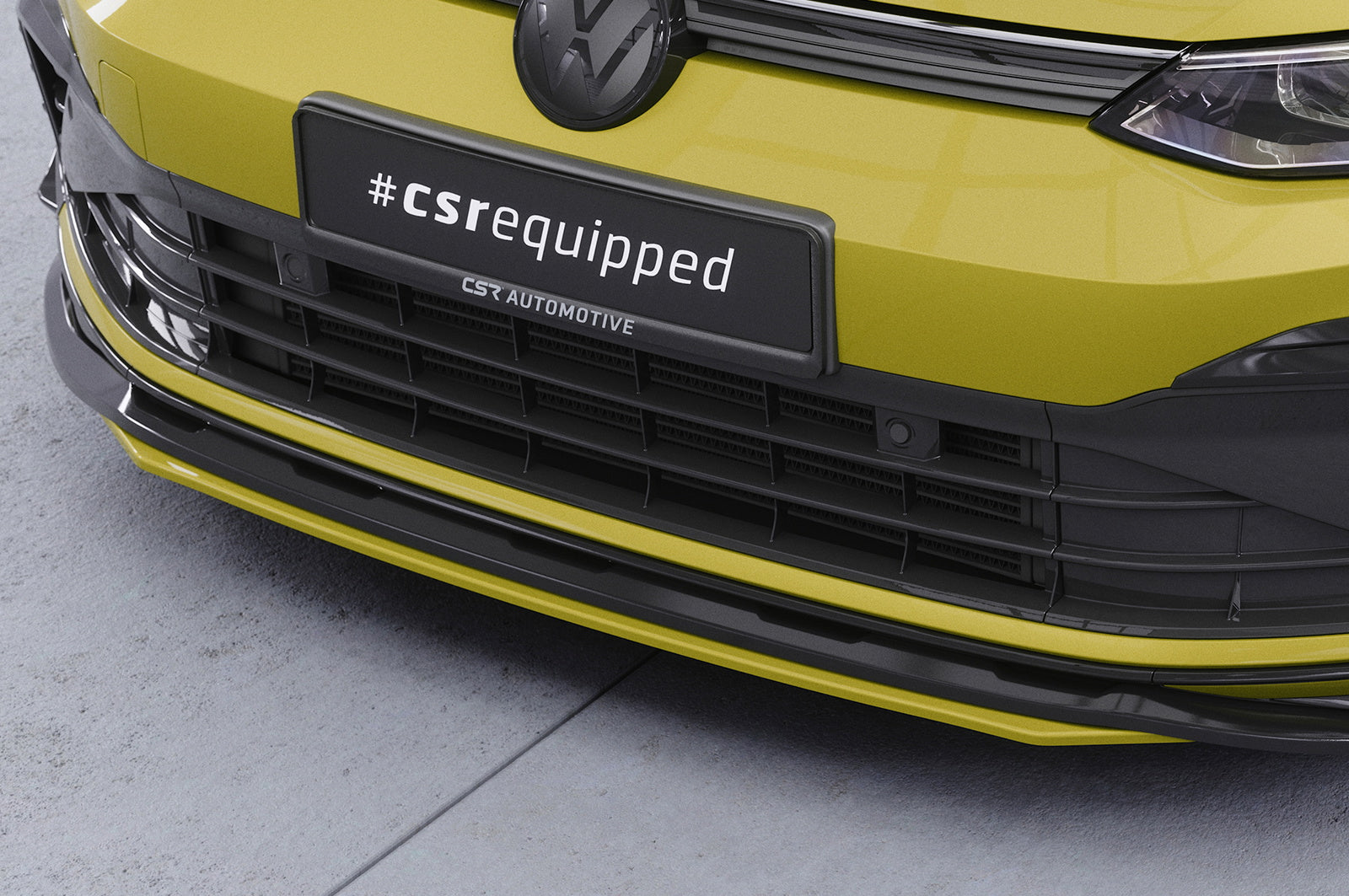 Eleron față Buză spoiler cupă cu ABE pentru VW Golf 8 CSL903