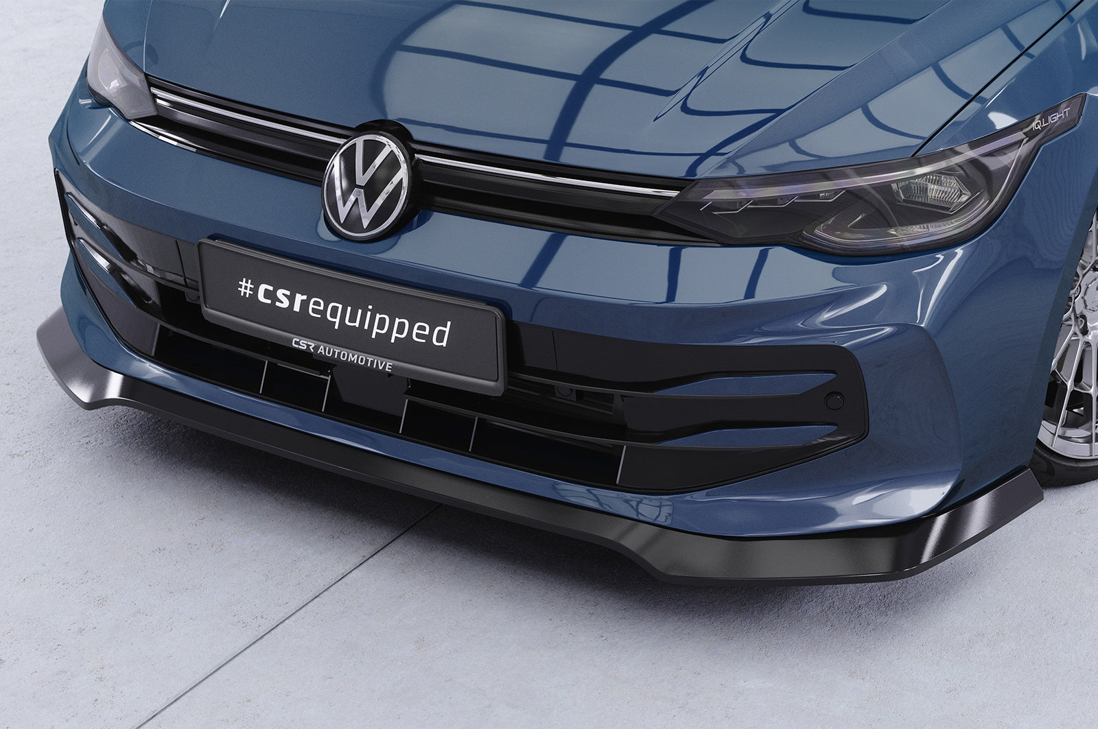 Eleron față Buză spoiler cupă cu ABE pentru VW Golf 8 CSL940