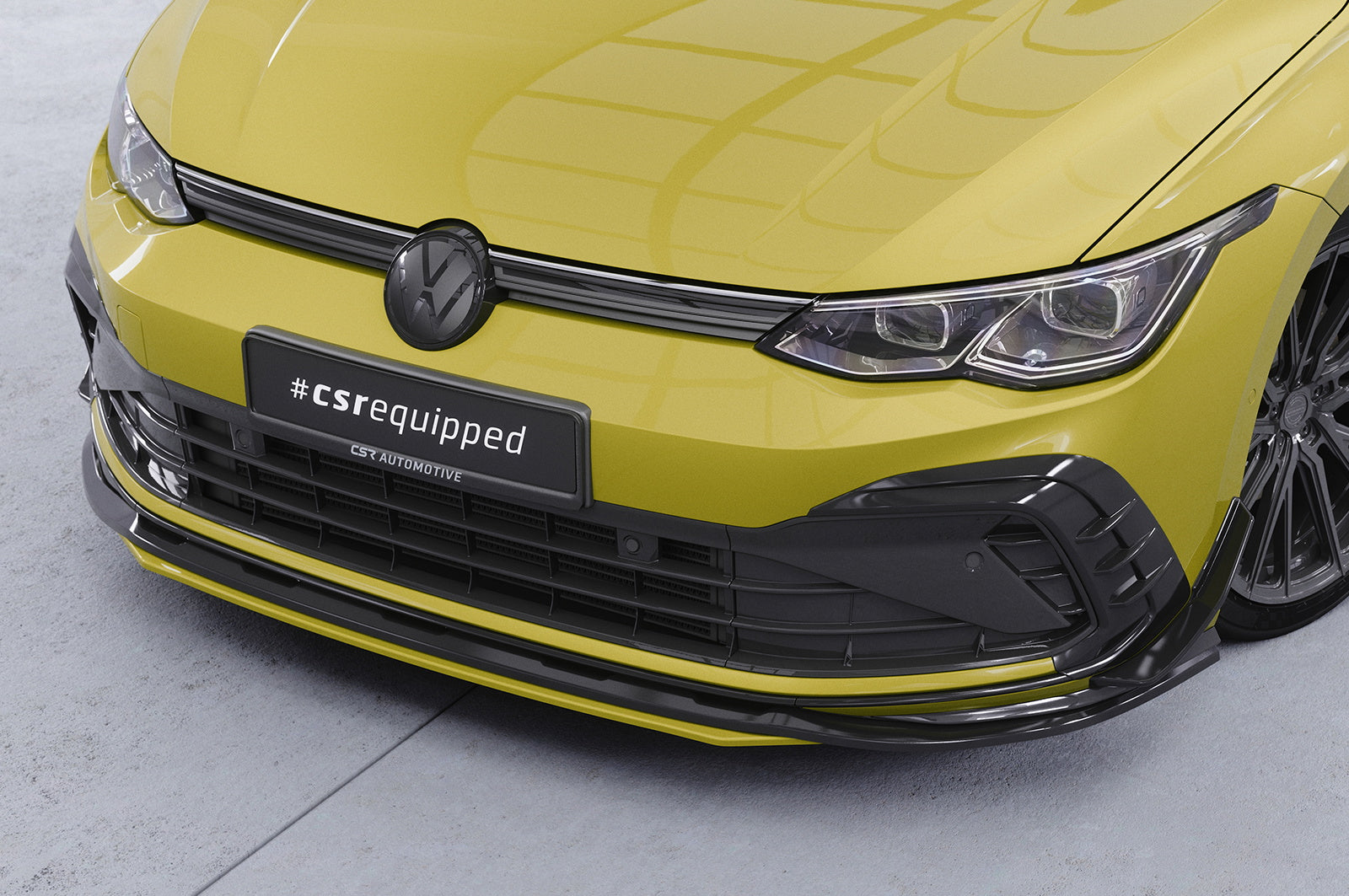 Eleron față Buză spoiler tip cupă cu ABE pentru VW Golf 8 GTI, GTD, GTE, R-Line CSL429