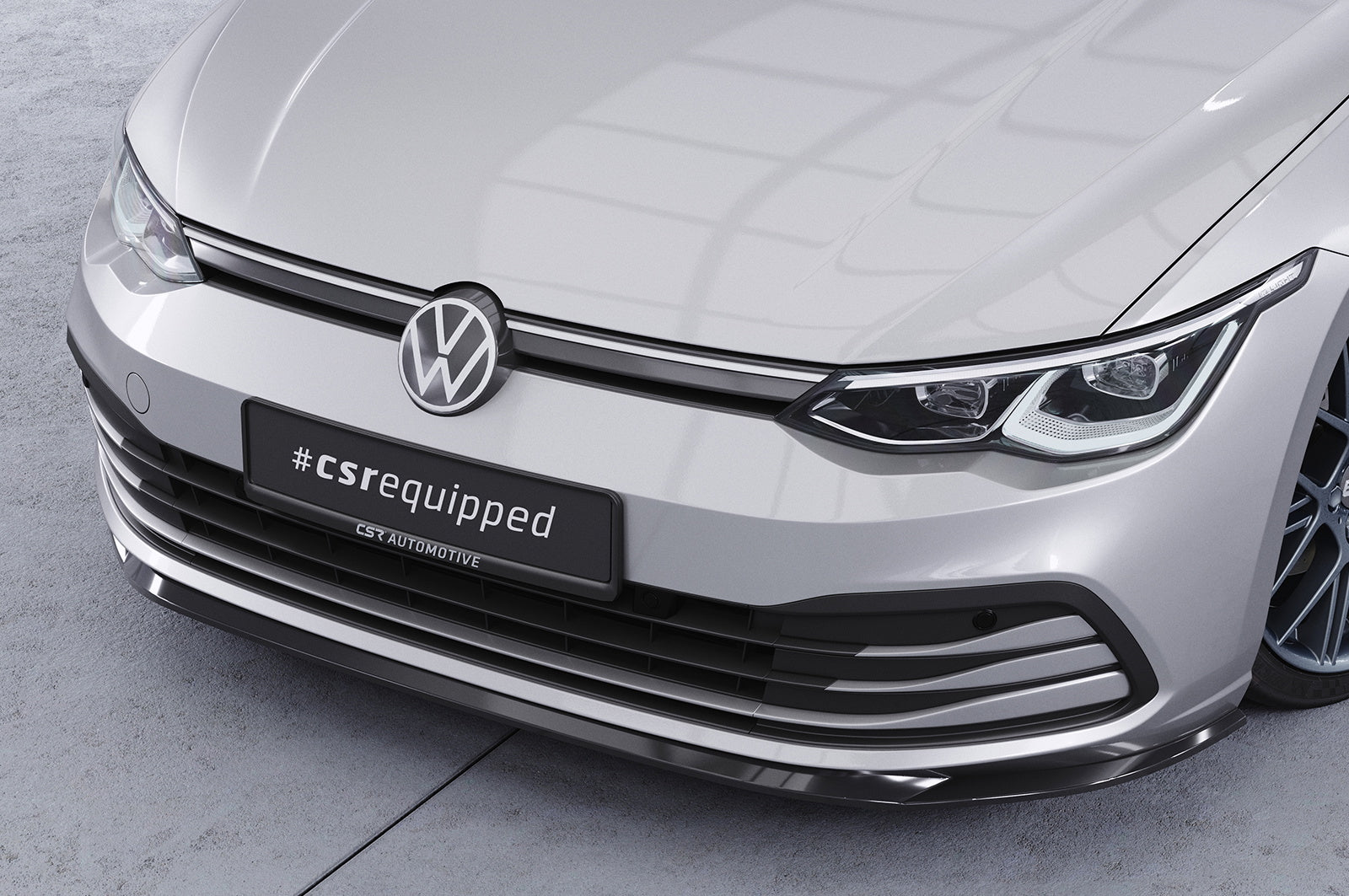 Eleron față Buză spoiler cupe cu ABE pentru VW Golf 8 (Tip CD) CSL428