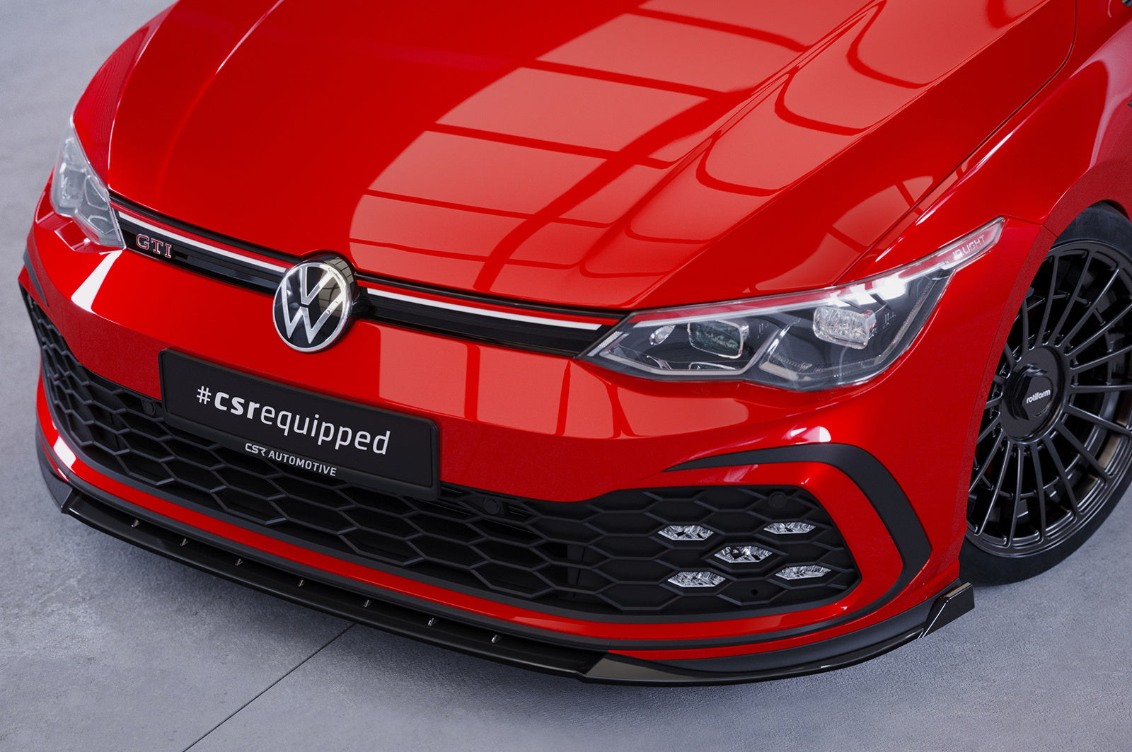 Eleron față Buză spoiler tip cupă cu ABE pentru VW Golf 8 (Tip CD) GTI/GTD/GTE/R-Line CSL466