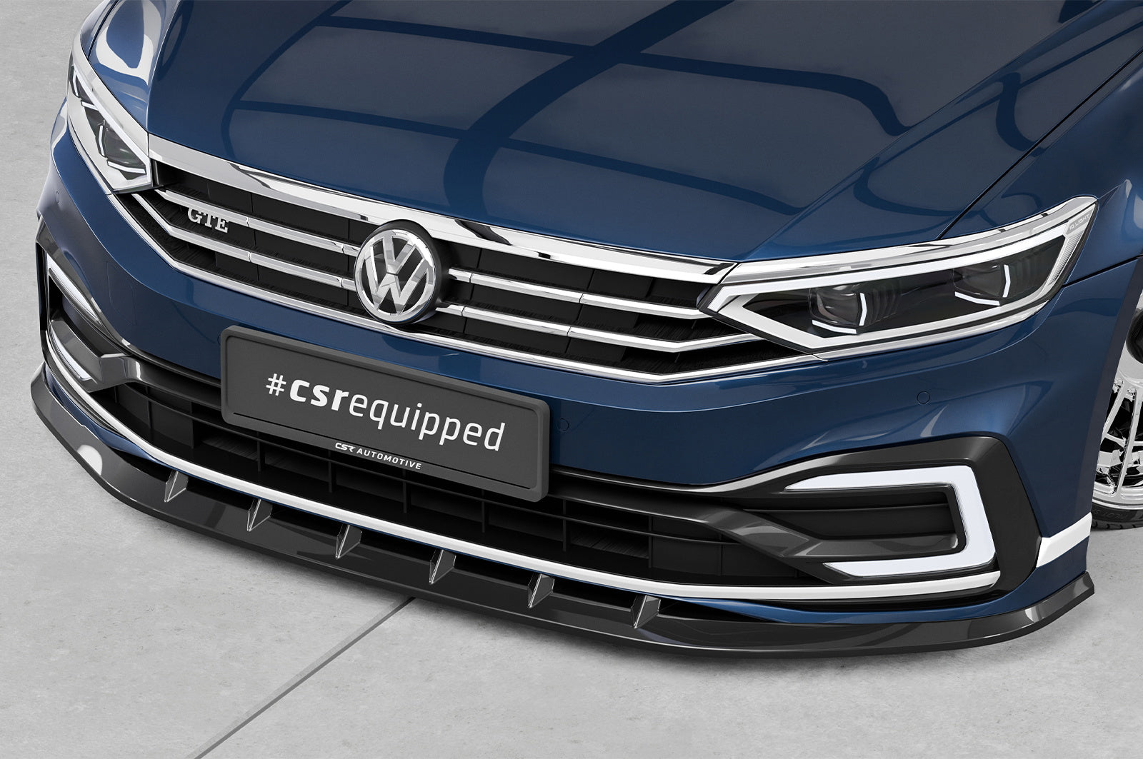 Eleron față Buză spoiler cupe cu ABE pentru VW Passat B8 Tip 3G CSL358