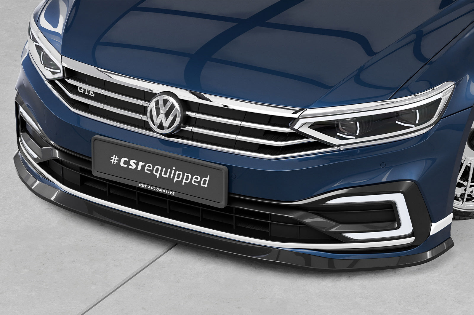 Eleron față Buză spoiler cupe cu ABE pentru VW Passat B8 Tip 3G CSL362