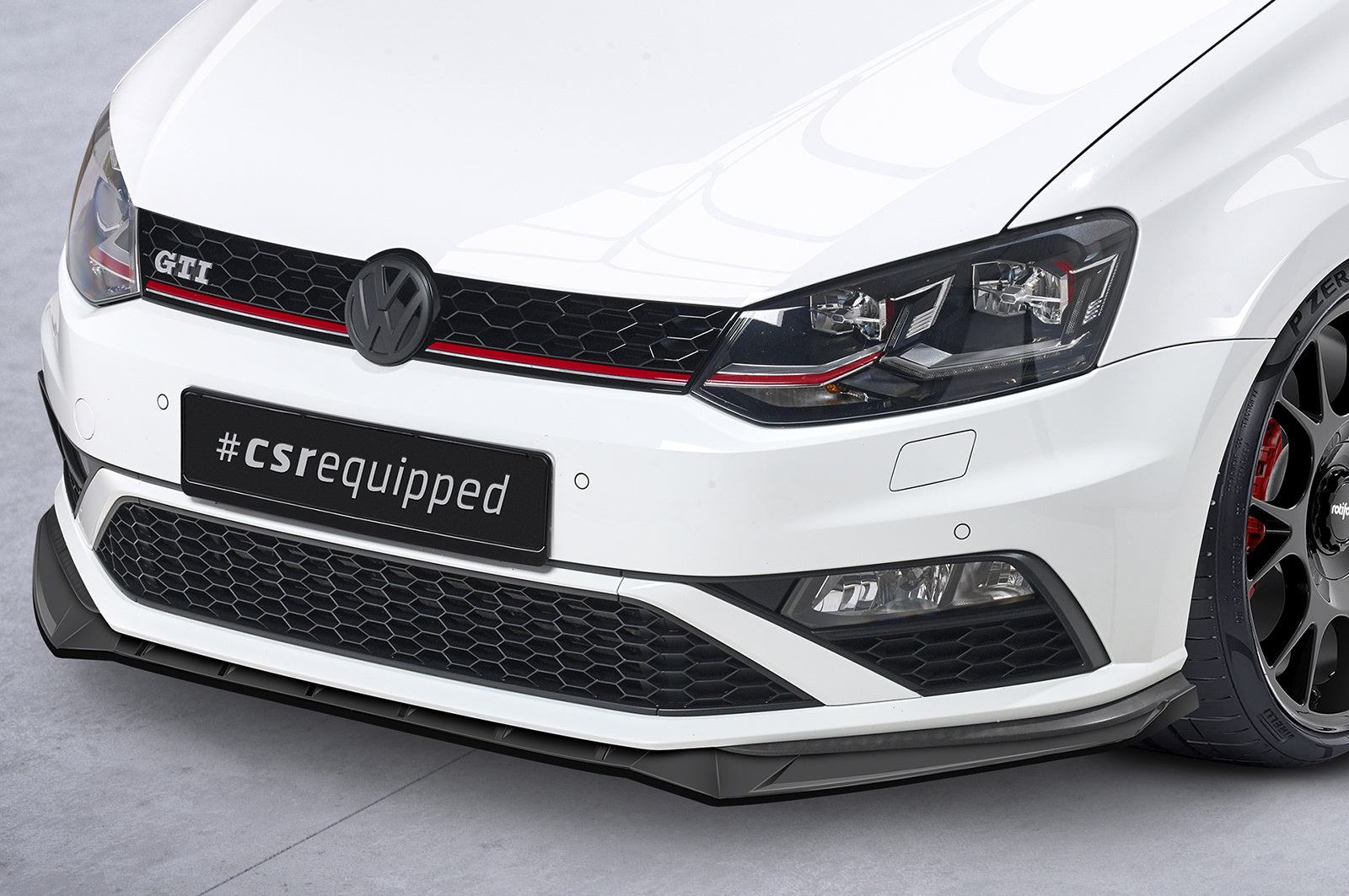 Eleron față Buză spoiler tip cupă cu ABE pentru VW Polo 5 (Tip 6C) GTI CSL709