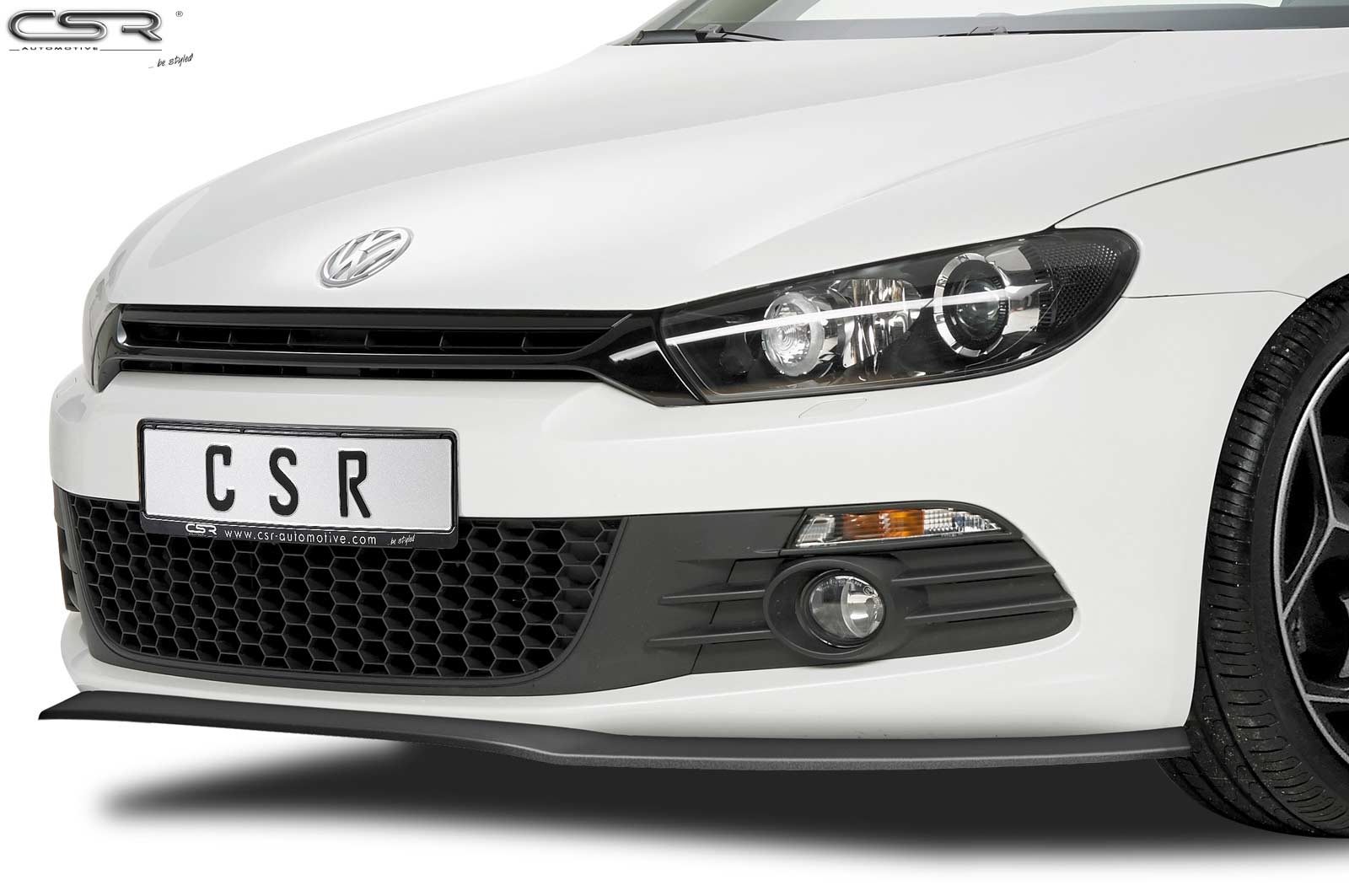 Eleron față Buză spoiler cupă cu ABE pentru VW Scirocco III CSL383