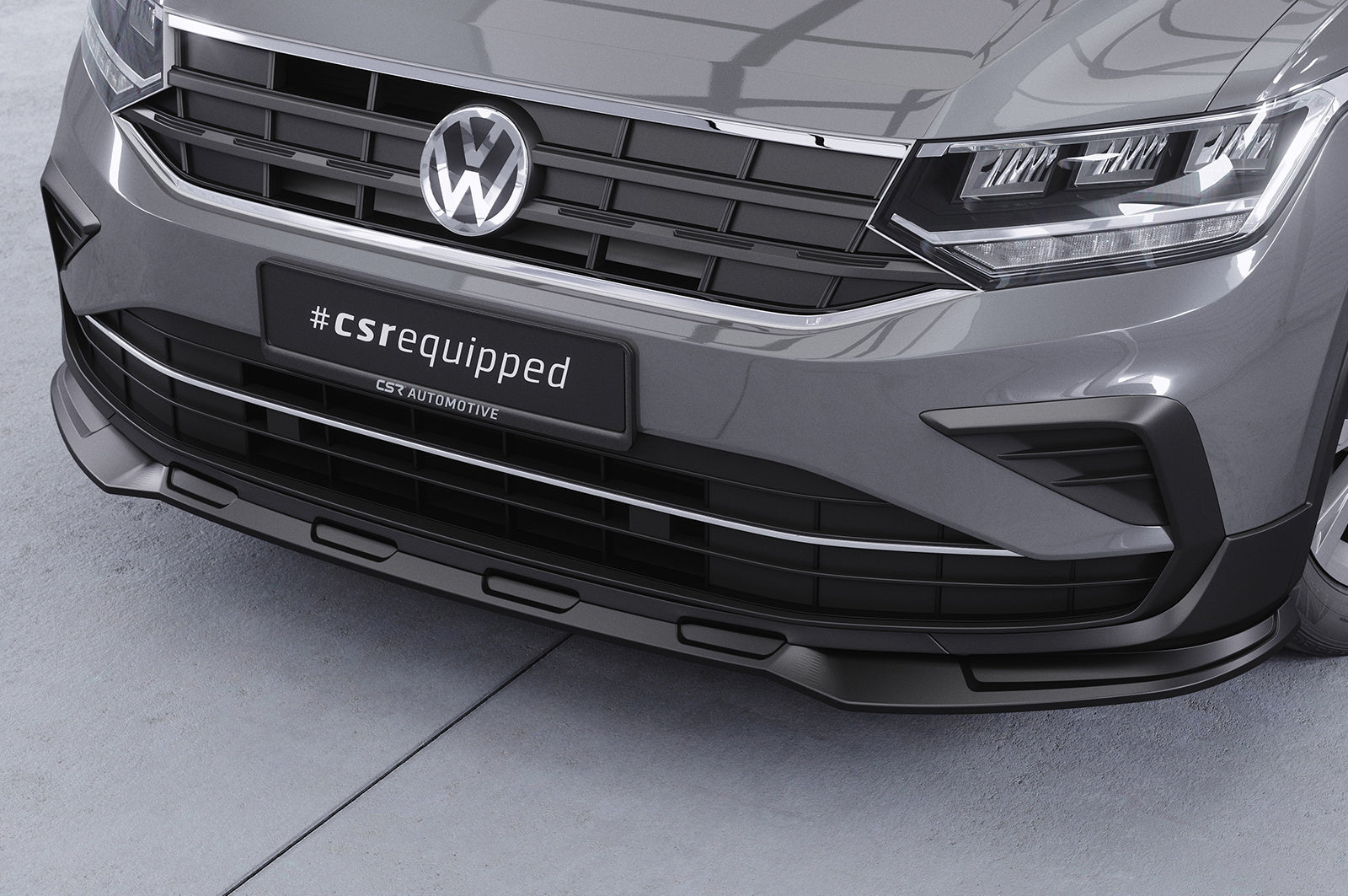 Eleron față Buză spoiler cupe cu ABE pentru VW Tiguan 2 (Tip AD) CSL717
