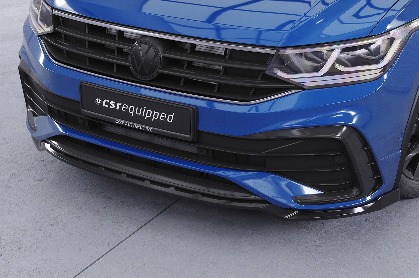 Eleron față Buză spoiler cupe cu ABE pentru VW Tiguan II (Tip AD1) R-Line CSL475