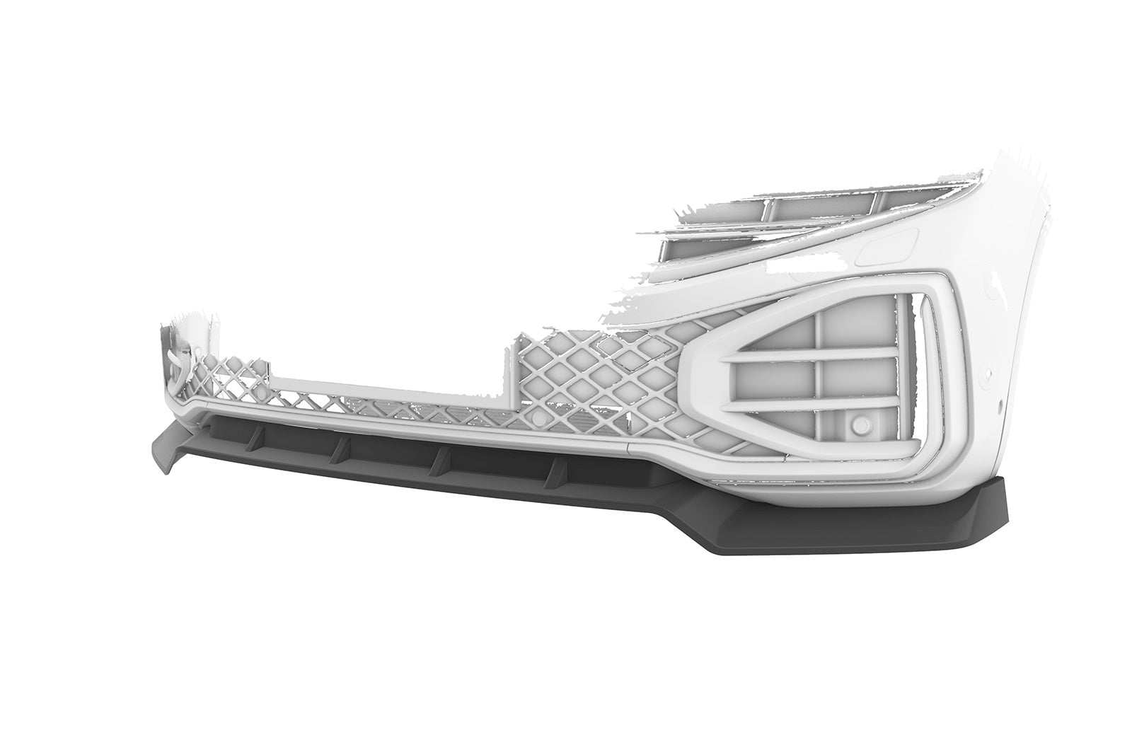 Eleron față Buză spoiler cupe cu ABE pentru VW Touareg 3 (Tip CR) CSL974