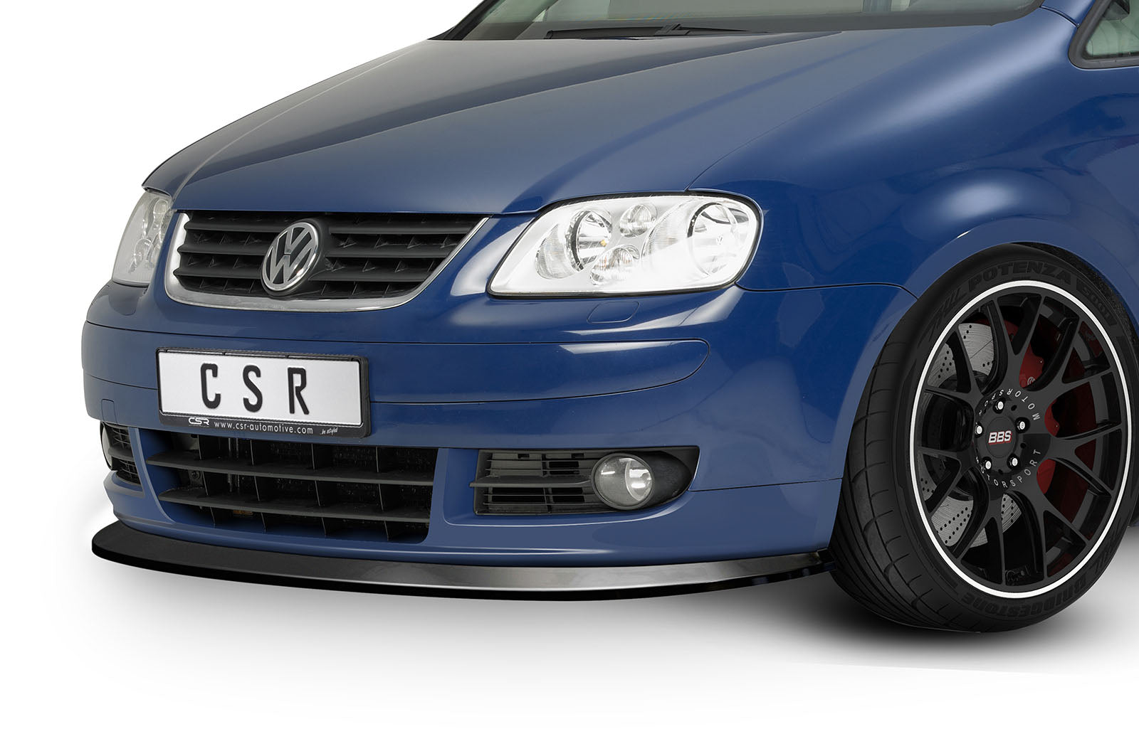 Eleron față Buză spoiler tip cupă cu ABE pentru VW Touran I (Tip 1T) CSL005