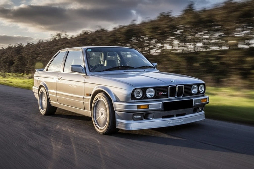 Prelungire bara fata fusta spoiler lip BMW Seria 3 E30 1988 - 1994 aspect ALPINA B6 TFB TUNING