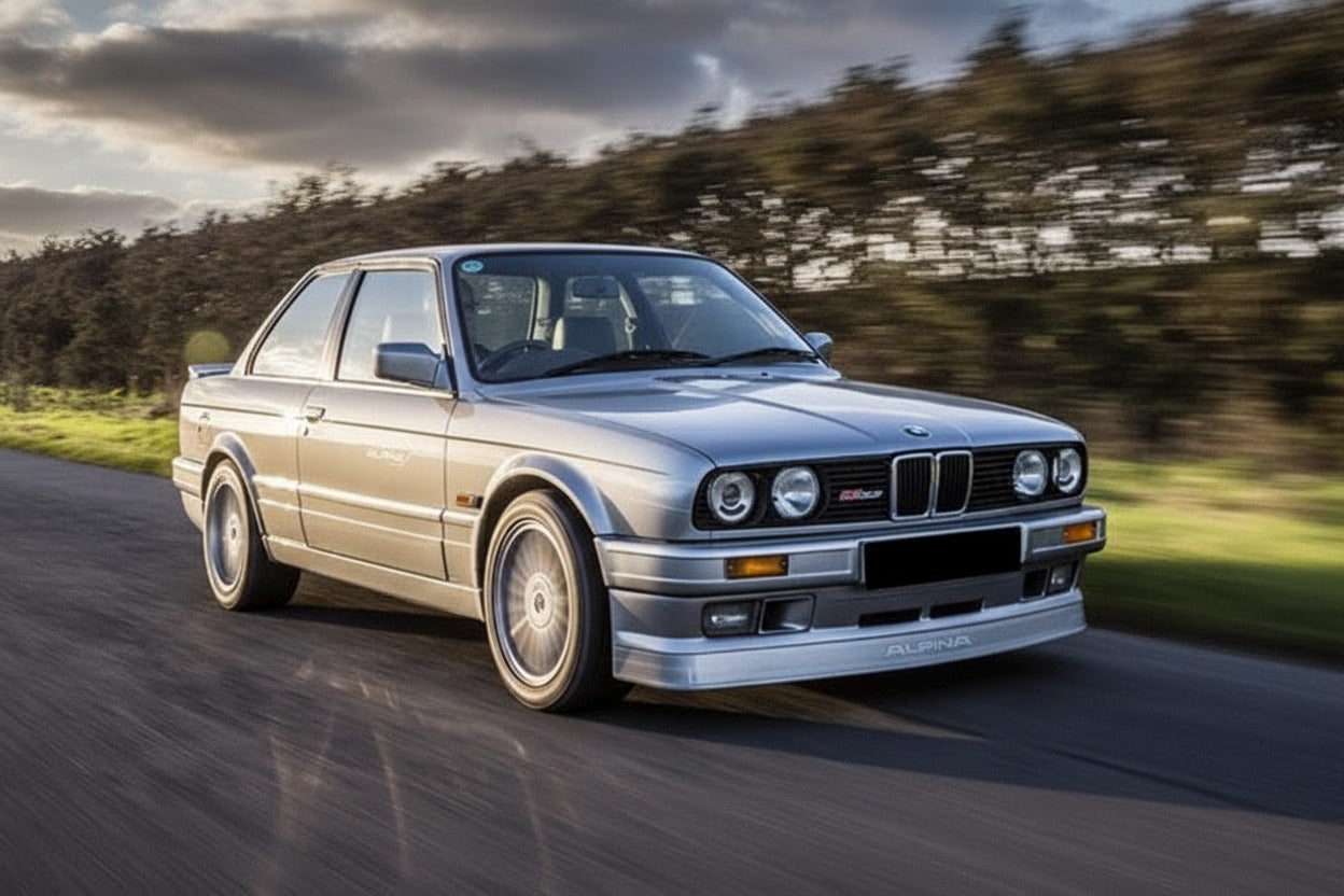 Prelungire bara fata fusta spoiler lip BMW Seria 3 E30 1988 - 1994 aspect ALPINA B6 TFB TUNING