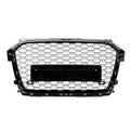 Grilă bara spate Audi A1 8X 2015-2018, neagră lucioasă