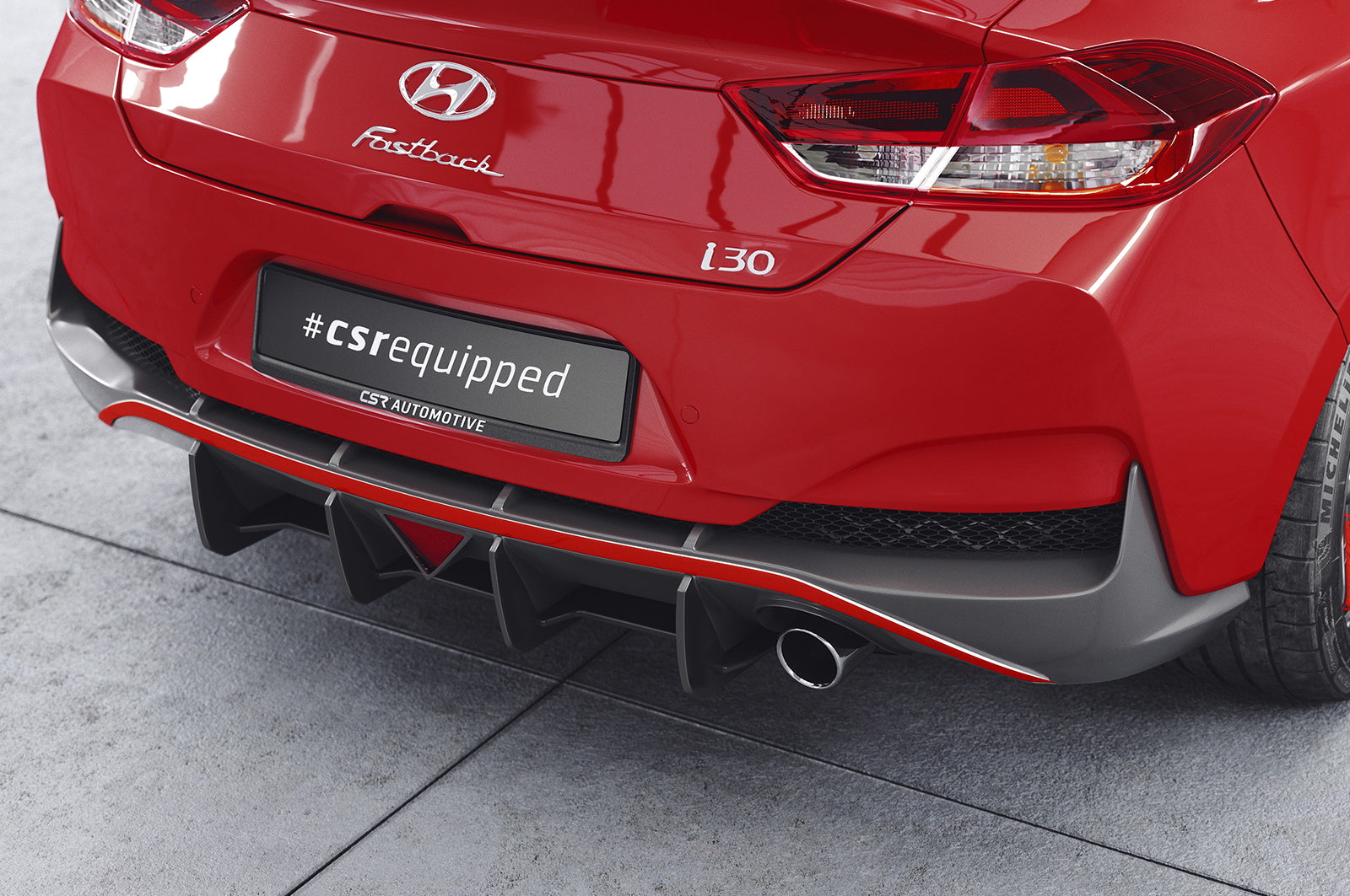 Difuzor sport Difuzor spate pentru Hyundai i30 (PD) Fastback N HA452