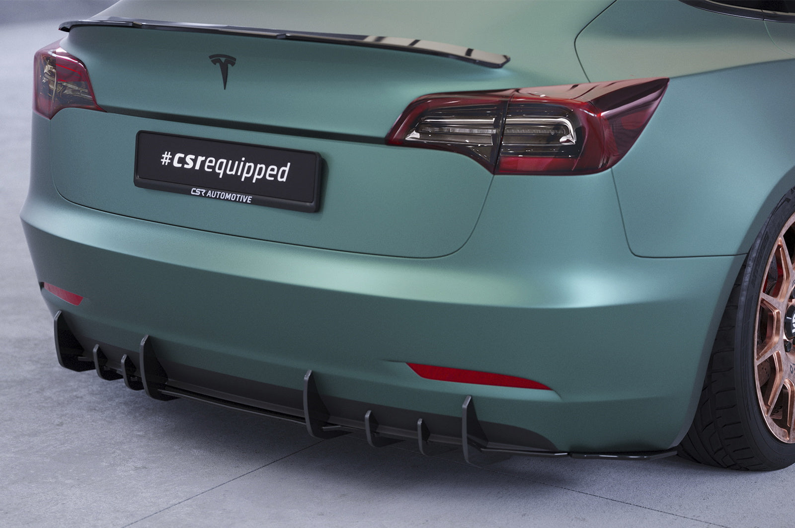 Difuzor de curse Difuzor spate pentru Tesla Model 3 HA412