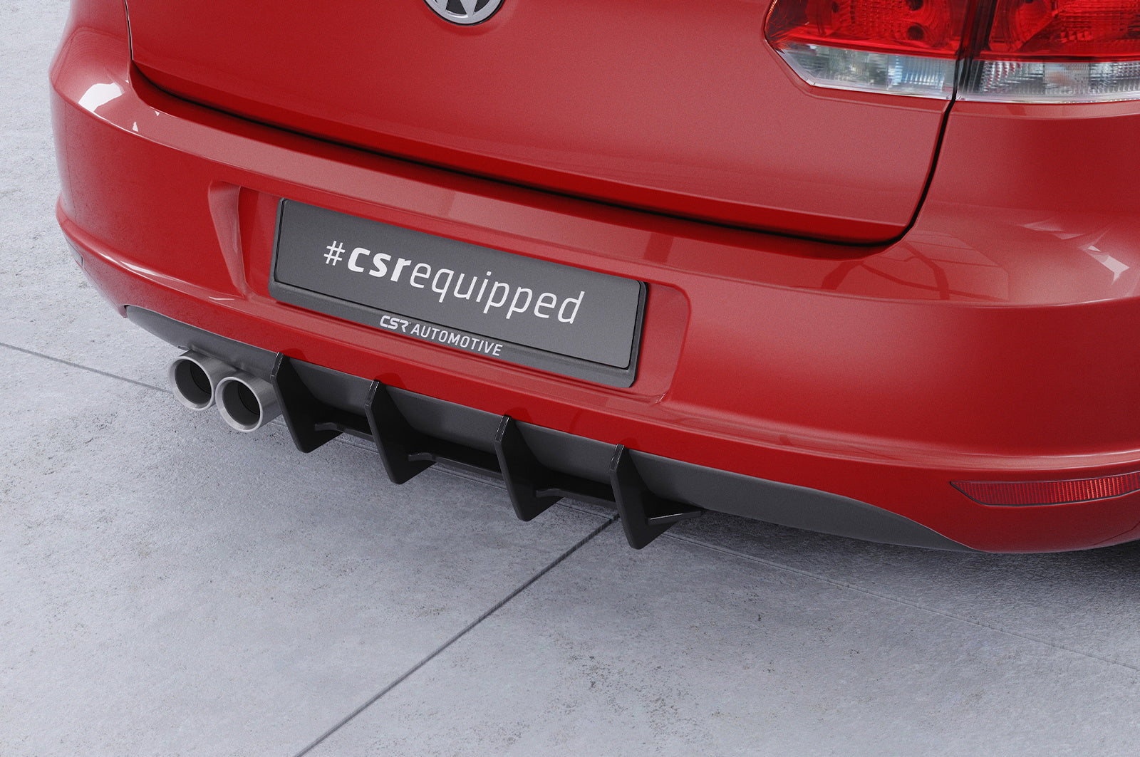 Difuzor de curse Prelungire spate pentru VW Golf 6 (Tip 1K) HA334