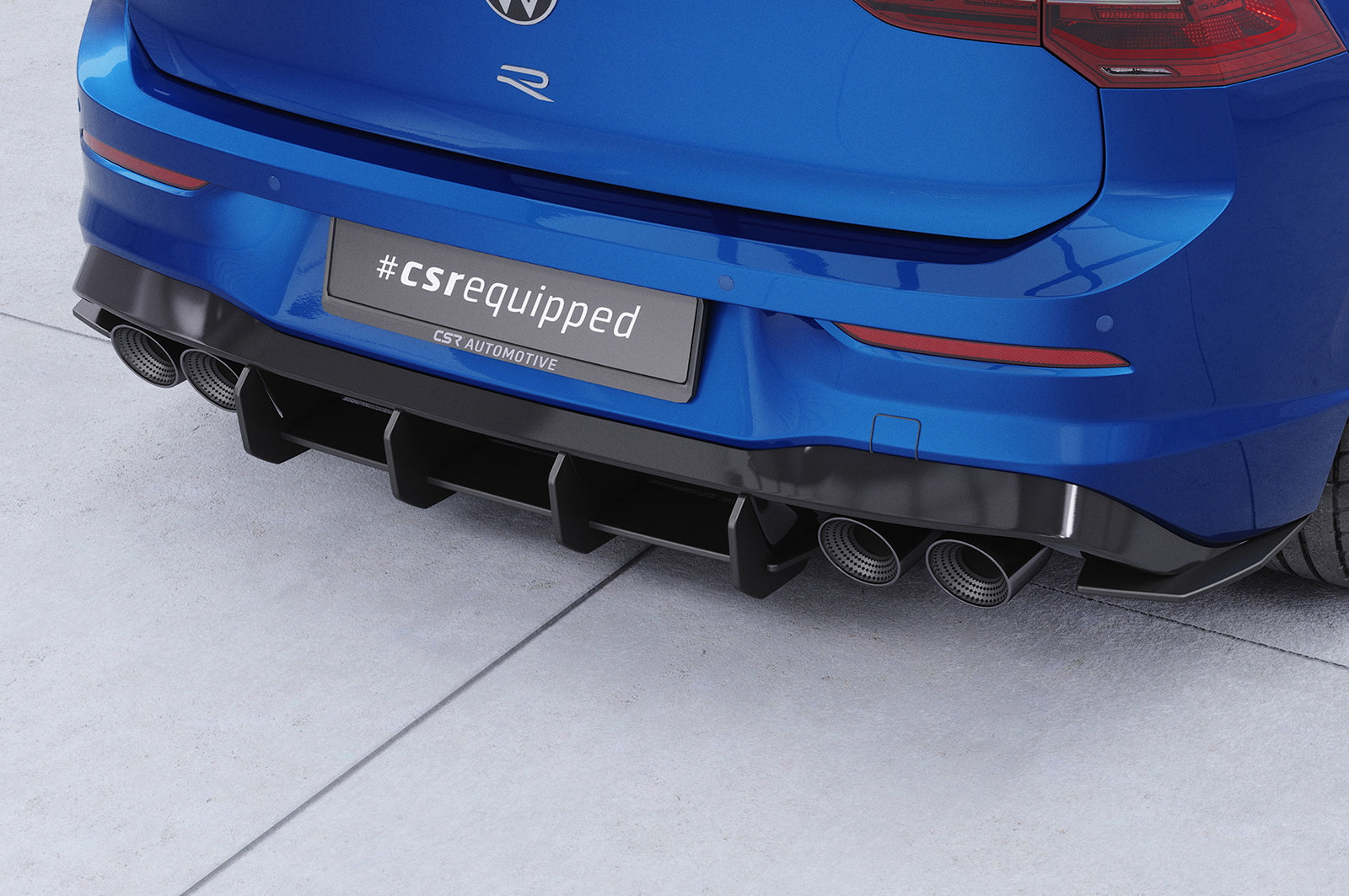 Difuzor de curse Prelungire spate pentru VW Golf 8 (Tip CD) R HA315